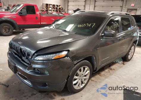 2016 Jeep Cherokee Limited z USA, uszkodzony, nr VIN 1C4PJLDB6GW369798